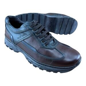 Galizio Torresi Men’s  Brown  Leather Casual Sneakers size 8.5-9 42